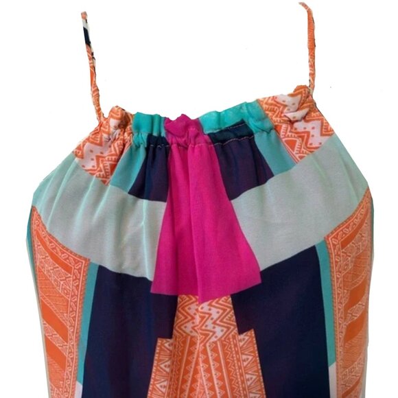 Brand New Emma & Michele Colourful Printed Maxi Dress - Picture 3 of 6